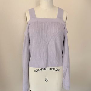 Kendall & Kylie Cold Shoulder Sweater